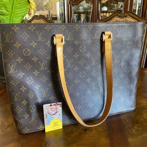 Authentic Luco Louis Vuitton Monogram Shoulder Bag